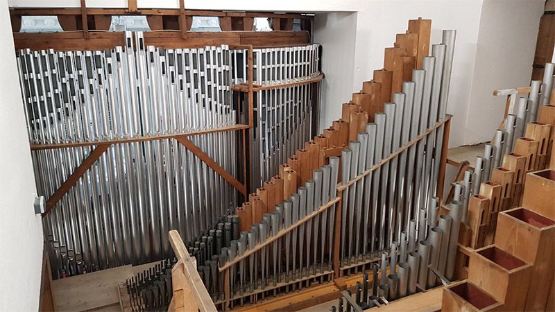 Orgeldetailfoto Jehmlich-Orgel Aue-Zelle