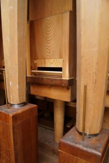 Orgeldetailfoto Gotthilf-Bärmig-Orgel Schöneck