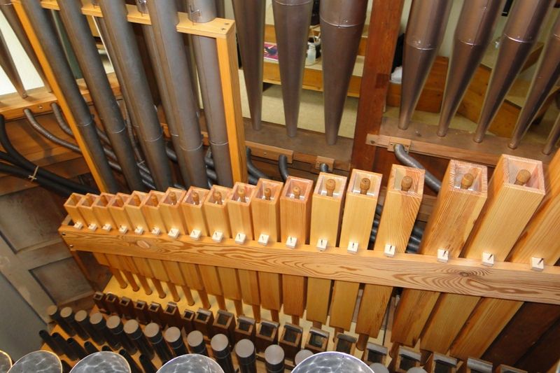 Orgeldetailfoto Rieger-Kühn-Orgel Halle/Saale