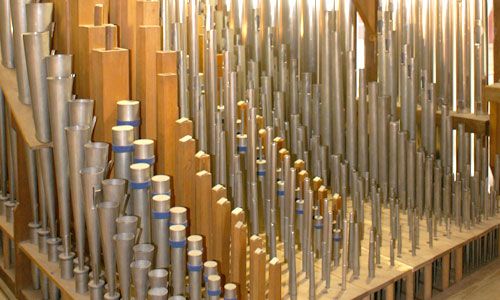 Orgeldetailfoto Richard-Kreutzbach-Orgel Ehrenfriedersdorf