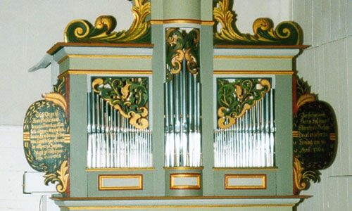 Orgeldetailfoto Justinus-Ehrenfried-Gerhard-Orgel Jena-Ziegenhain