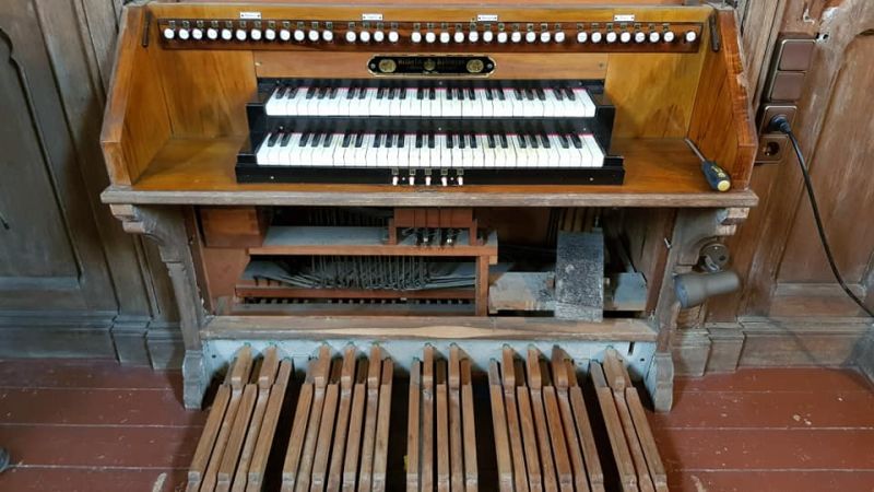 Orgeldetailfoto Rühlmann-Orgel St. Marien Staßfurt