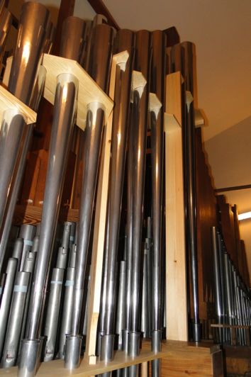 Orgeldetailfoto Rieger-Kühn-Orgel Halle/Saale