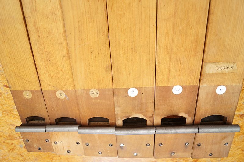 Orgeldetailfoto Gebr.-Jehmlich-Orgel Lunzenau