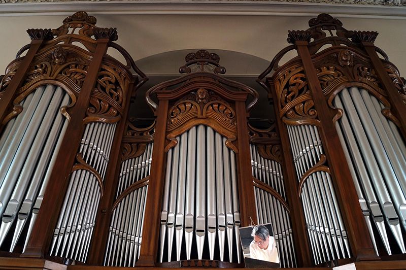 Orgeldetailfoto Ernst-Röver-Orgel Gera
