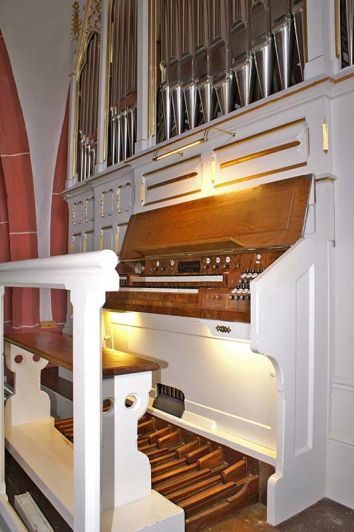 Orgeldetailfoto Richard-Kreutzbach-Orgel Ehrenfriedersdorf