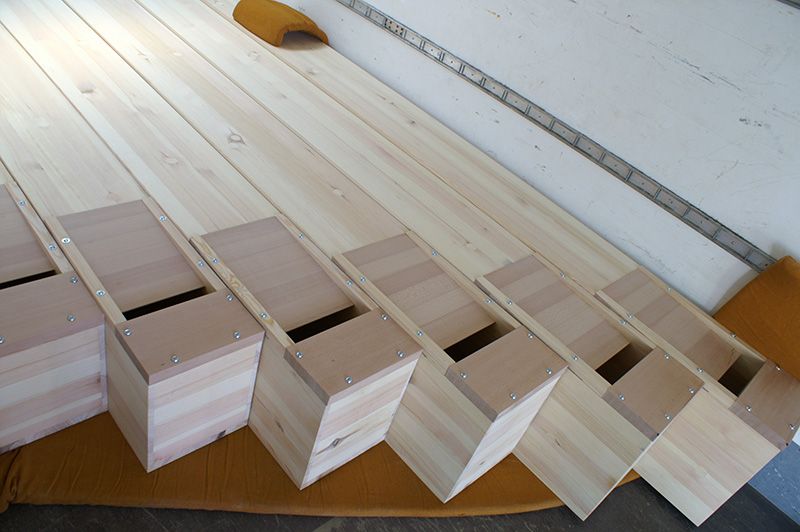 Orgeldetailfoto Holzpfeifenregister 32 Fuß