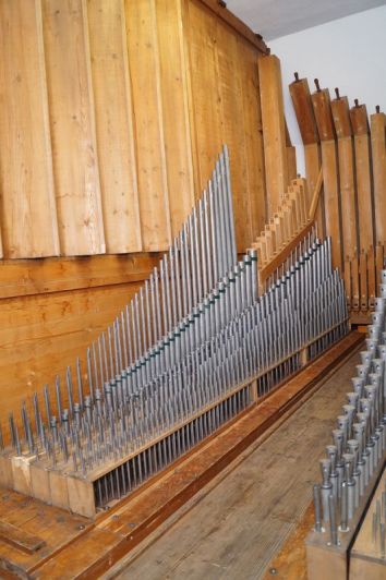 Orgeldetailfoto Gebr.-Jehmlich-Orgel Lunzenau