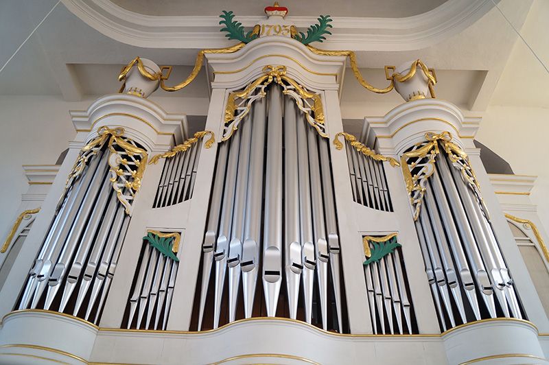 Orgeldetailfoto Gebr.-Jehmlich-Orgel Lunzenau