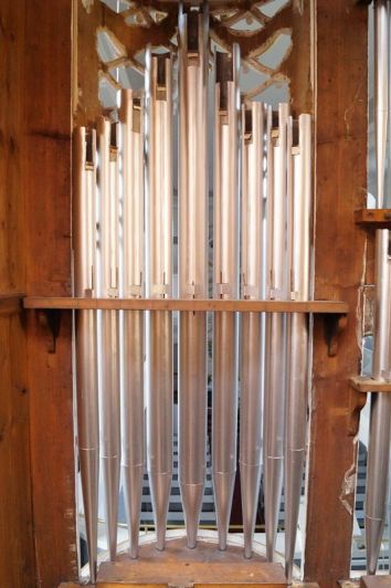 Orgeldetailfoto Gebr.-Jehmlich-Orgel Lunzenau