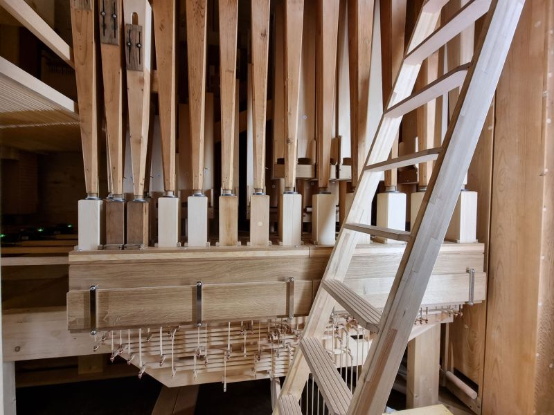 Orgeldetailfoto Neubau Orgel Plauen