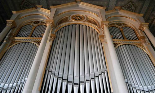 Orgeldetailfoto Carl-Eduard-Schubert-Orgel Wildenfels