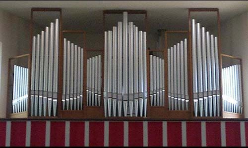 Orgeldetailfoto Rieger-Kühn-Orgel Halle/Saale