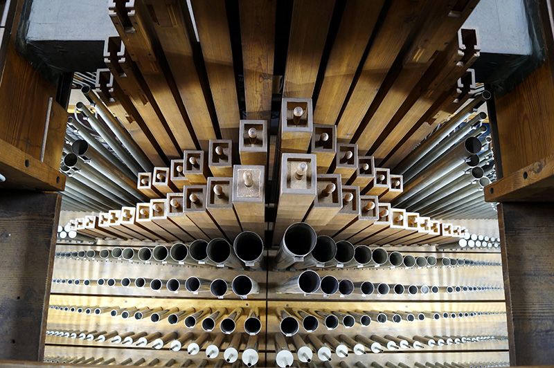 Orgeldetailfoto Ernst-Röver-Orgel Gera